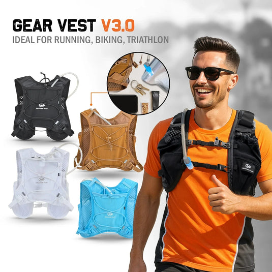 Orange Mud - Gear Vest, Version V4.0: Ideal for running, biking, triathlon