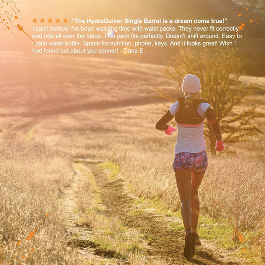 Orange Mud - HydraQuiver Single Barrel: Ideal for road running