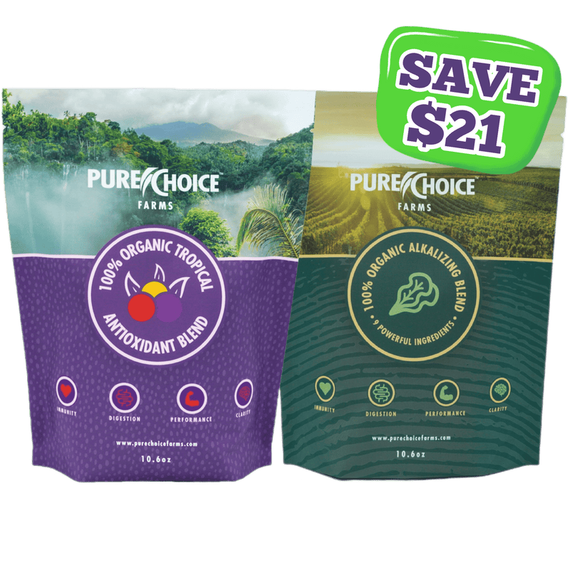 Load image into Gallery viewer, Pure Choice Farms - Organic Tropics &amp; Raw Greens Micronutrient Powders
