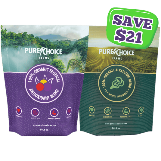 Pure Choice Farms - Organic Tropics & Raw Greens Micronutrient Powders