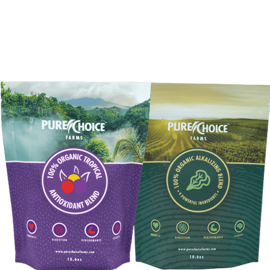 Pure Choice Farms - Organic Tropics & Raw Greens Micronutrient Powders