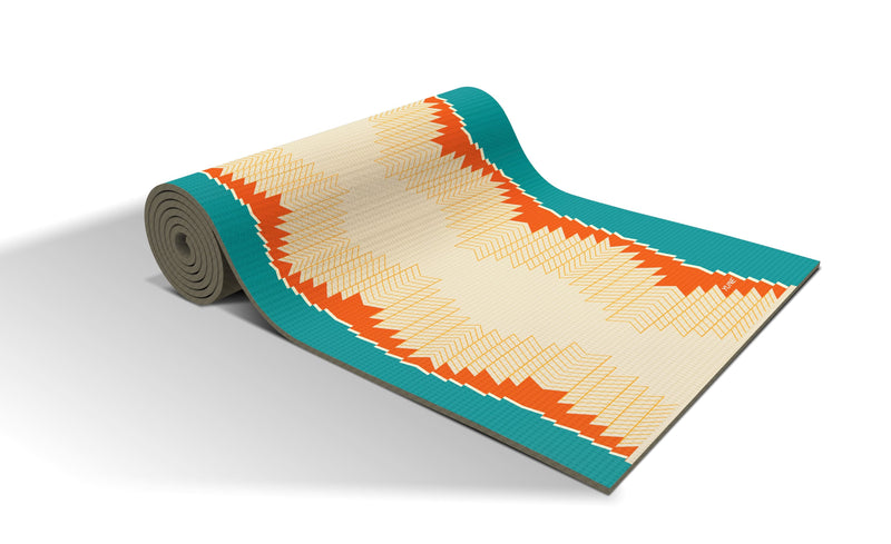 Load image into Gallery viewer, Yune Yoga - Pagoda Trekk Travel Yoga Mat
