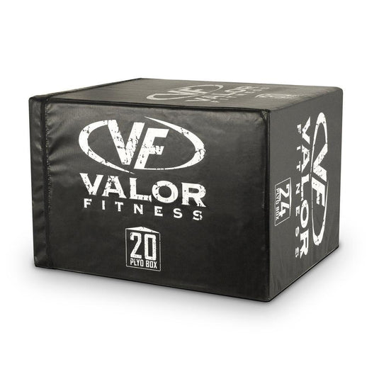 Valor Fitness - 3 in 1 Soft Padded 20" x 24" x 30" Plyo Box