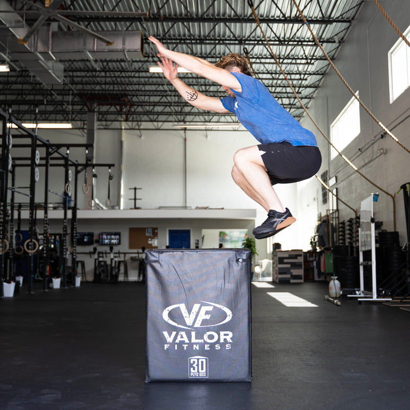 Load image into Gallery viewer, Valor Fitness - 3 in 1 Soft Padded 20&quot; x 24&quot; x 30&quot; Plyo Box

