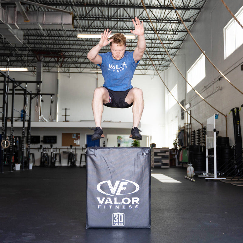 Load image into Gallery viewer, Valor Fitness - 3 in 1 Soft Padded 20&quot; x 24&quot; x 30&quot; Plyo Box
