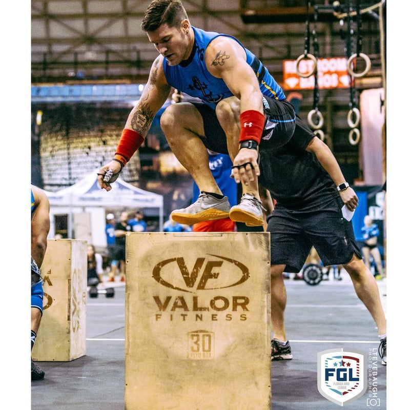 Load image into Gallery viewer, Valor Fitness - 3 in 1 Wood 20&quot; x 24&quot; x 30&quot; Plyo Box
