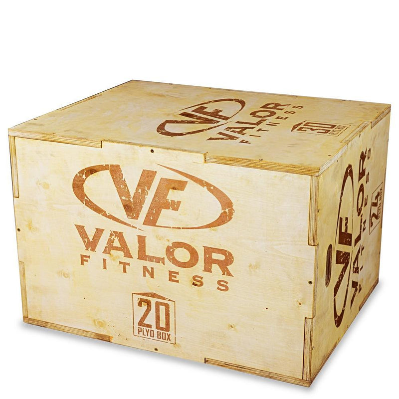 Load image into Gallery viewer, Valor Fitness - 3 in 1 Wood 20&quot; x 24&quot; x 30&quot; Plyo Box
