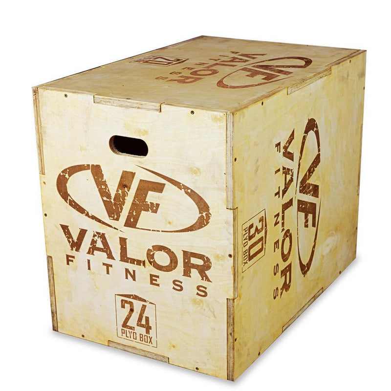 Load image into Gallery viewer, Valor Fitness - 3 in 1 Wood 20&quot; x 24&quot; x 30&quot; Plyo Box
