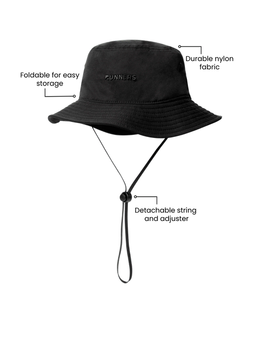 Runner's Athletics - Black Bucket Hat
