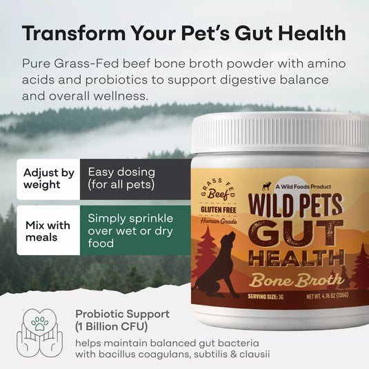 Wild Foods - Pets Bone Broth - Pet Food