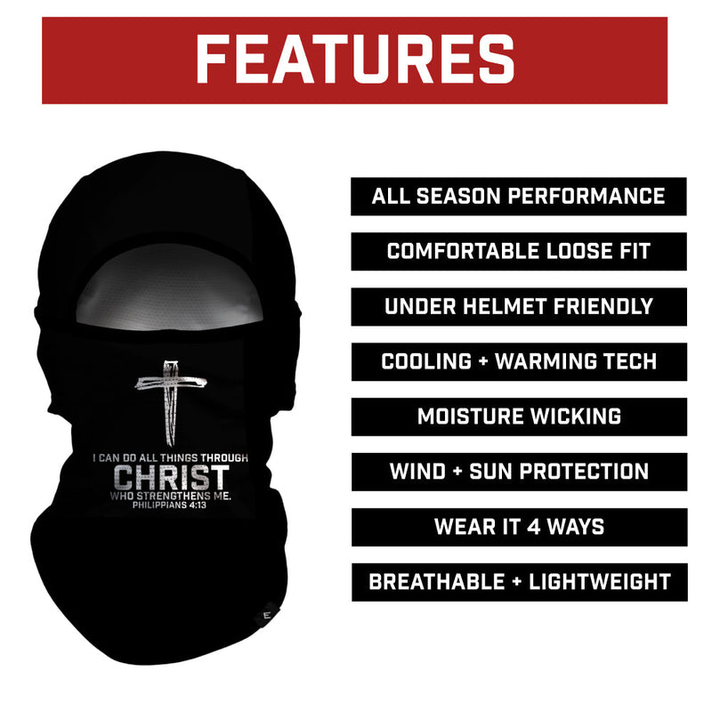 Load image into Gallery viewer, Elite Athletic Gear - Philippians 4:13 Balaclava Mask (Shiesty)
