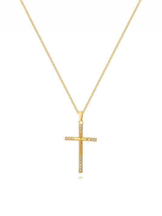 HolStrength - Layered Cross Necklace