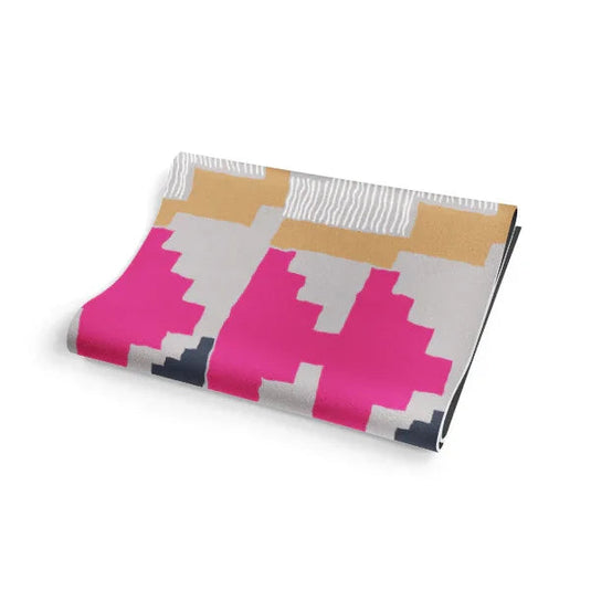 Yune Yoga - Yoga Mat | 6mm Thick | Pink| Non-Slip | Eco Friendly | Yune Yoga | Leah Duncan Geo