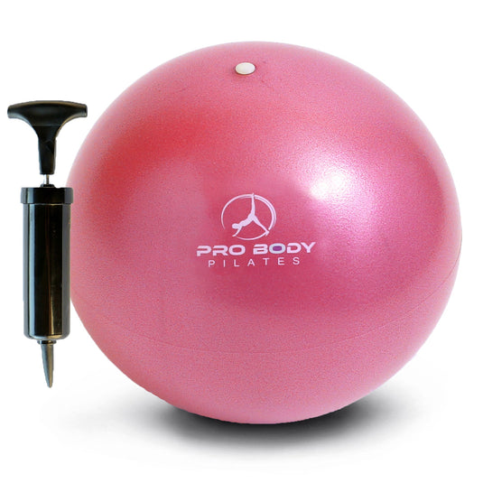 ProBody Pilates - 9 Inch Small Exercise Ball for Stability, Barre, Pilates, Yoga, and Balance (with Pump)