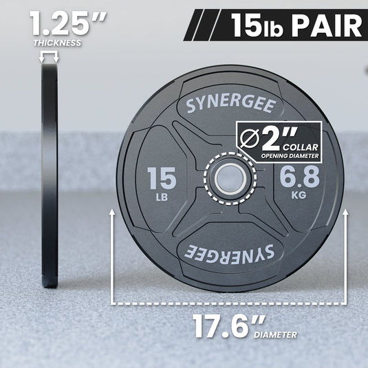 Synergee - Ez Grip Bumper Plates
