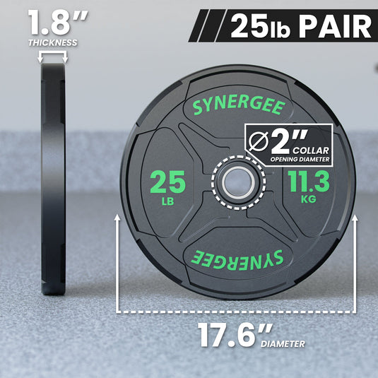 Synergee - Ez Grip Bumper Plates
