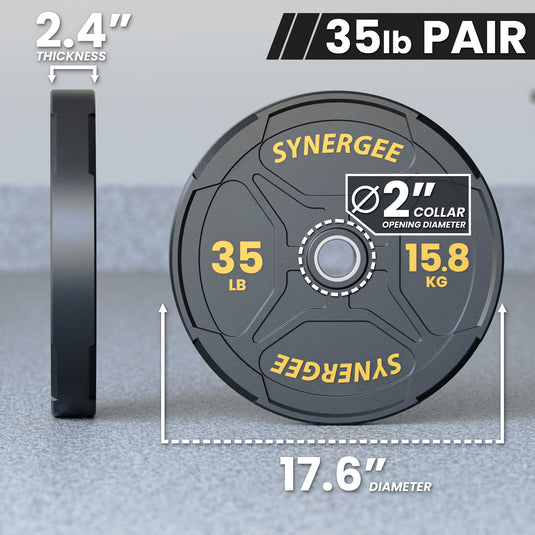 Synergee - Ez Grip Bumper Plates