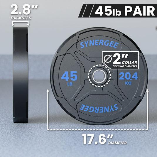 Synergee - Ez Grip Bumper Plates