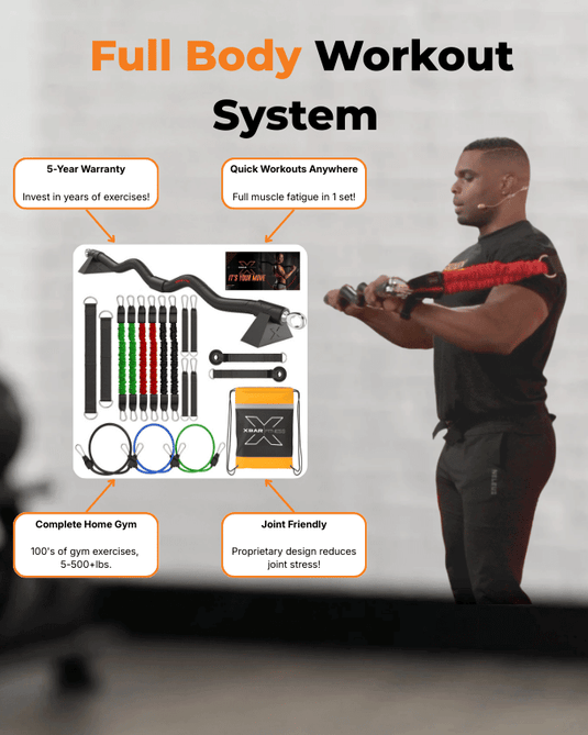 XBAR Fitness - Kit With Resistance System 2.0 Bands
