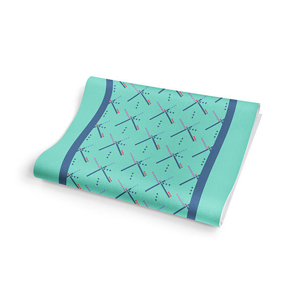 Load image into Gallery viewer, Yune Yoga - Yoga Mat | 6mm Thick | Turquoise | Non-Slip | Eco Friendly | Yune Yoga | PDX Carpet
