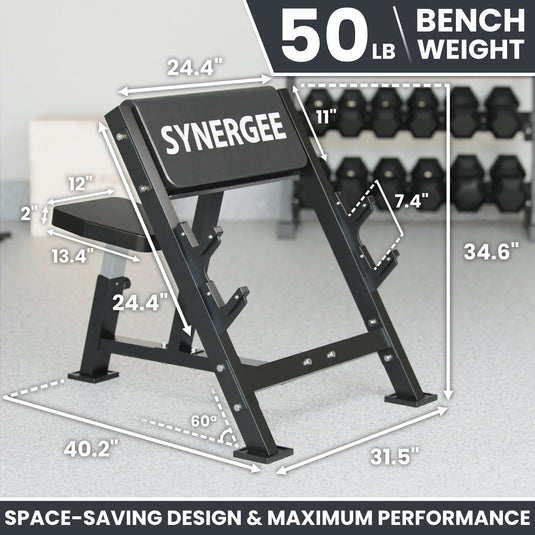 Synergee - Preacher Curl Bench