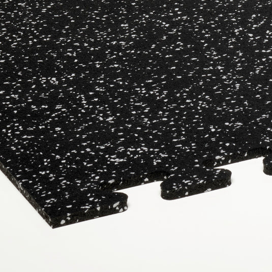 3/8" Interlocking Rubber Tiles with Straight Edges - 9mm