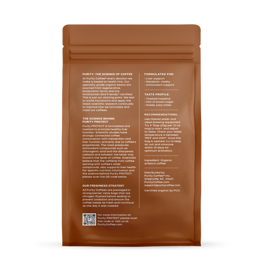 Purity Coffee - Protect: Light-Medium Roast Whole Bean Coffee