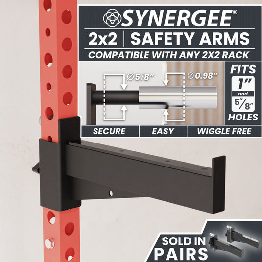 Synergee - Power Rack Safety Arms