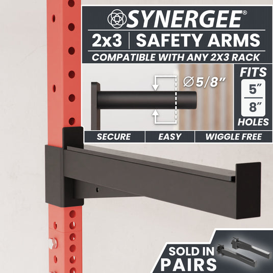 Synergee - Power Rack Safety Arms
