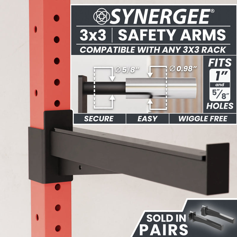 Load image into Gallery viewer, Synergee - Power Rack Safety Arms
