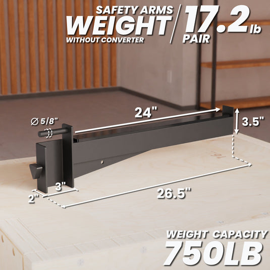 Synergee - Power Rack Safety Arms