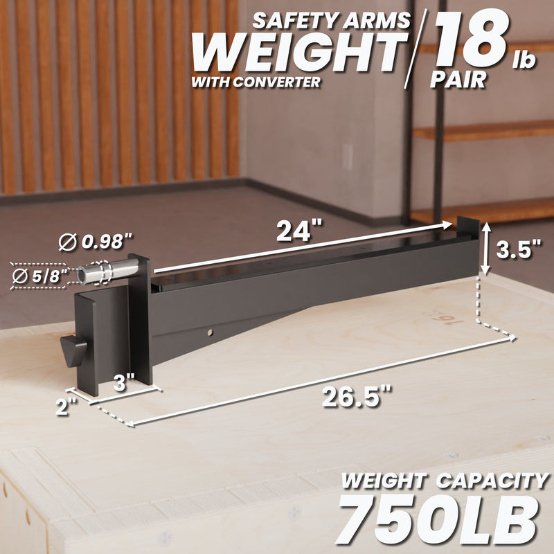 Load image into Gallery viewer, Synergee - Power Rack Safety Arms

