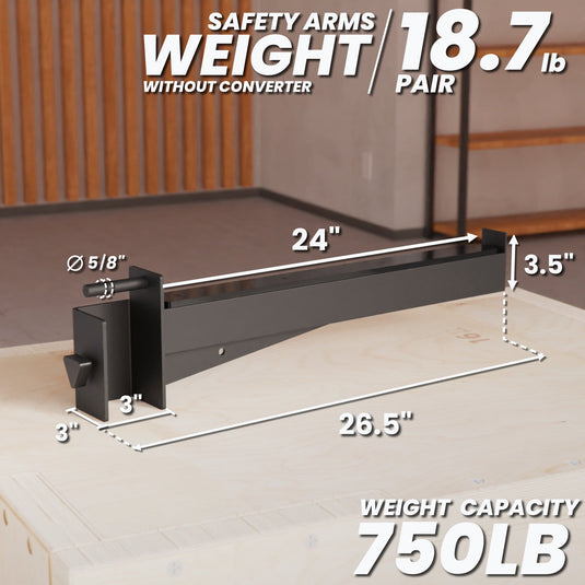 Synergee - Power Rack Safety Arms