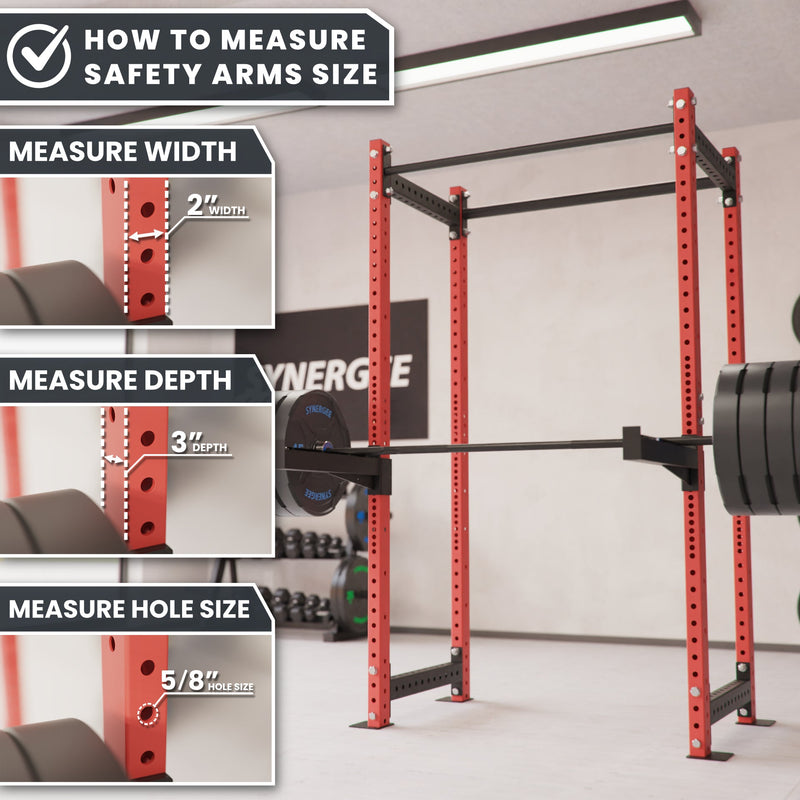 Load image into Gallery viewer, Synergee - Power Rack Safety Arms
