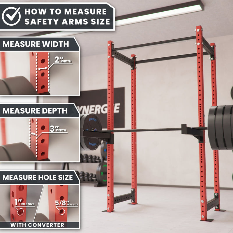 Load image into Gallery viewer, Synergee - Power Rack Safety Arms
