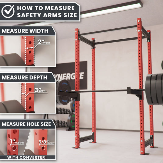Synergee - Power Rack Safety Arms
