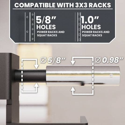 Synergee - Power Rack Safety Straps (2x2 / 2x3 Sizes)