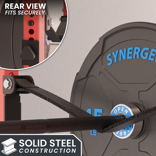 Synergee - Power Rack Safety Straps (2x2 / 2x3 Sizes)
