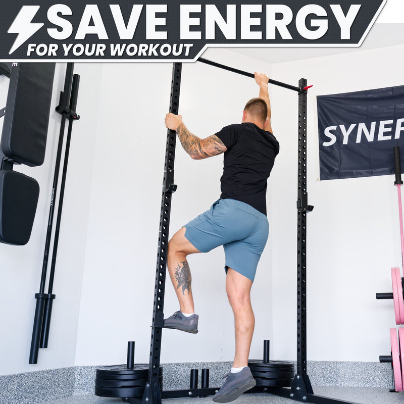 Load image into Gallery viewer, Synergee - Pull-Up Step Up Plate (Rack Attachment)
