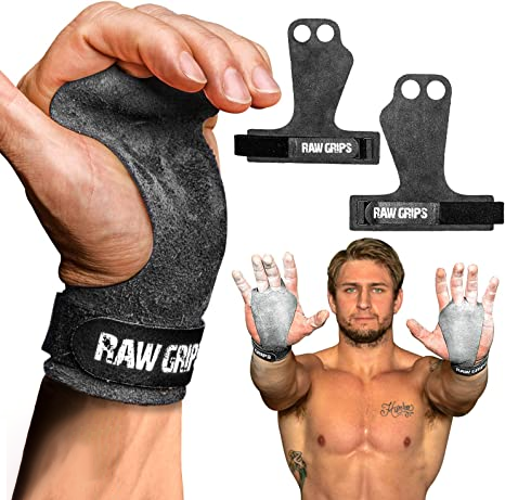 Load image into Gallery viewer, JerkFit - Raw Grips 3.0, Premium Leather Crossfit Gymnastic Grips
