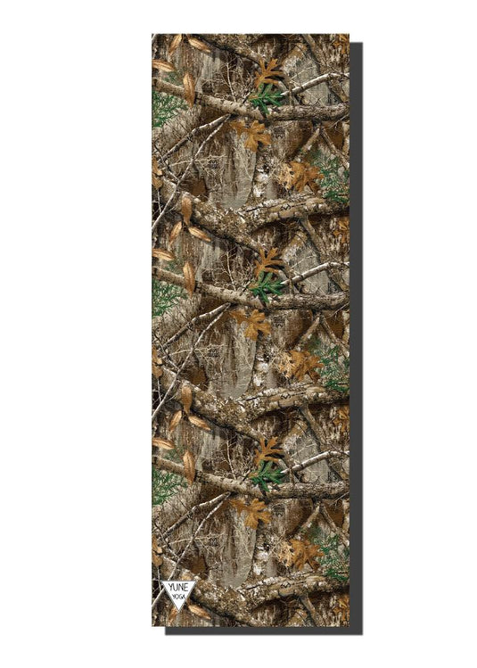 Yune Yoga - Yoga Mat | 6mm Thick | RealTree | Non-Slip | Eco Friendly | Yune Yoga | Edge Pattern