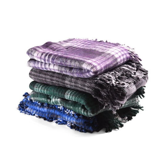 Yoga Design Lab - Recycled Plaid Yoga Blanket