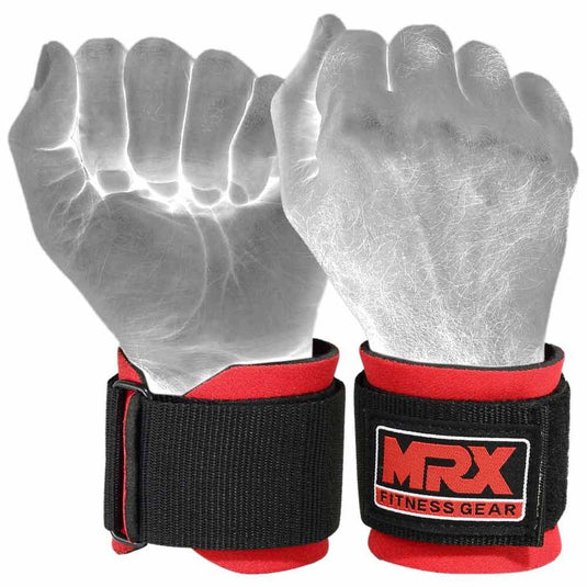 MRX - Weight Lifting Wrist Straps Lifting Wrap Gym Bodybuilding Workout