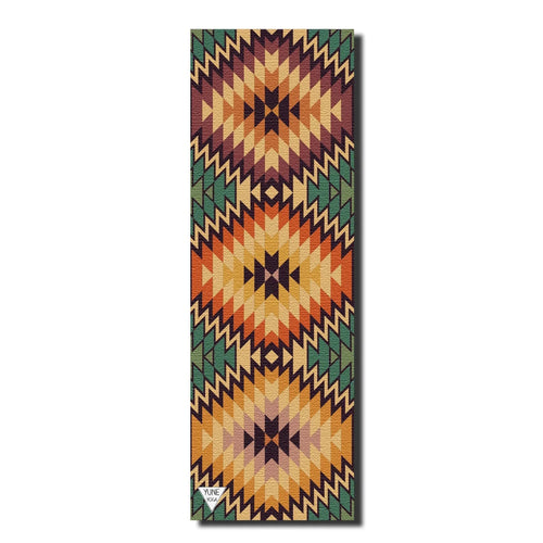 Yune Yoga - Yoga Mat | 6mm Thick | Green | Non-Slip | Eco Friendly | Red Rocks Grass