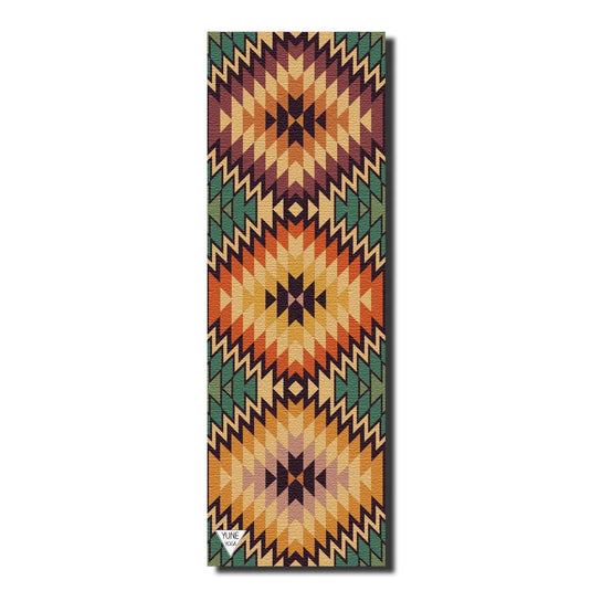 Yune Yoga - Yoga Mat | 6mm Thick | Green | Non-Slip | Eco Friendly | Red Rocks Grass
