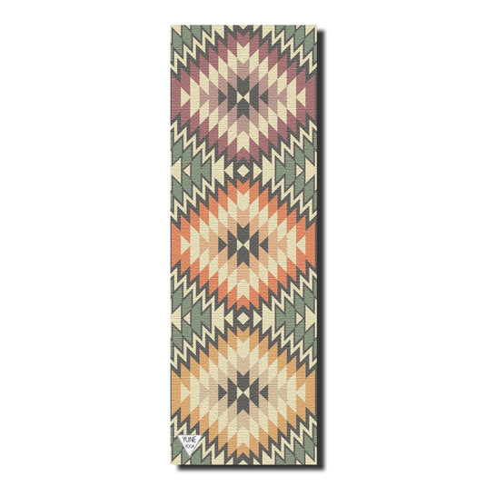 Yune Yoga - Yoga Mat | 6mm Thick | Yellow | Non-Slip | Eco Friendly | Yune Yoga | Red Rocks Morning Dew