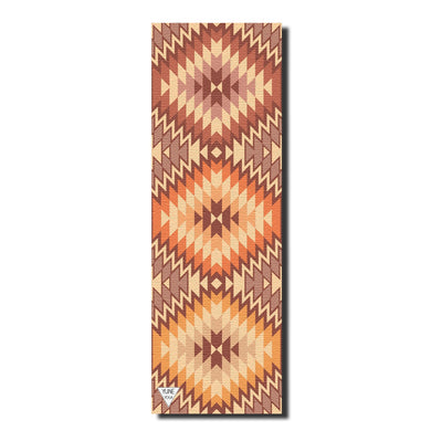 Yune Yoga - Yoga Mat | 6mm Thick | Tan | Non-Slip | Eco Friendly | Yune Yoga | Red Rocks Sunrise
