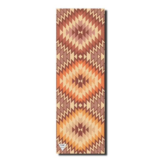 Yune Yoga - Yoga Mat | 6mm Thick | Tan | Non-Slip | Eco Friendly | Yune Yoga | Red Rocks Sunrise