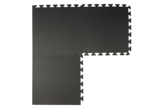 Interlocking Rubber Tiles with Straight Edges & Corners – USA-Made