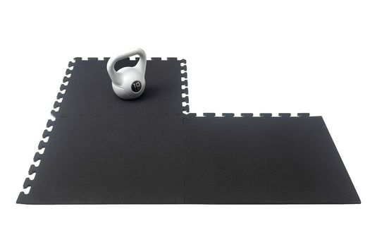Interlocking Rubber Tiles with Straight Edges & Corners – USA-Made